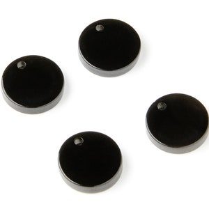 Acrylic Round Earring Charms - Circle  Pendant - Earring Findings - Jewellery Supplies - Color Code: A66 - 13,75x13,75x2,92mm - AC1287E