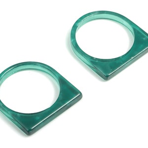 Acetate Round Charms - Acetate Ring - Acetate Round Pendant - Acetate D Earrings - Color Code: A404 - 20.63x19.28x2.69mm - AC1751-A404