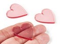 Acrylic Earring Charms - Earring Findings - Heart Shaped Pendant - Color Code: A69 - 31.78x31.34x2.64mm - AC1431A product logo