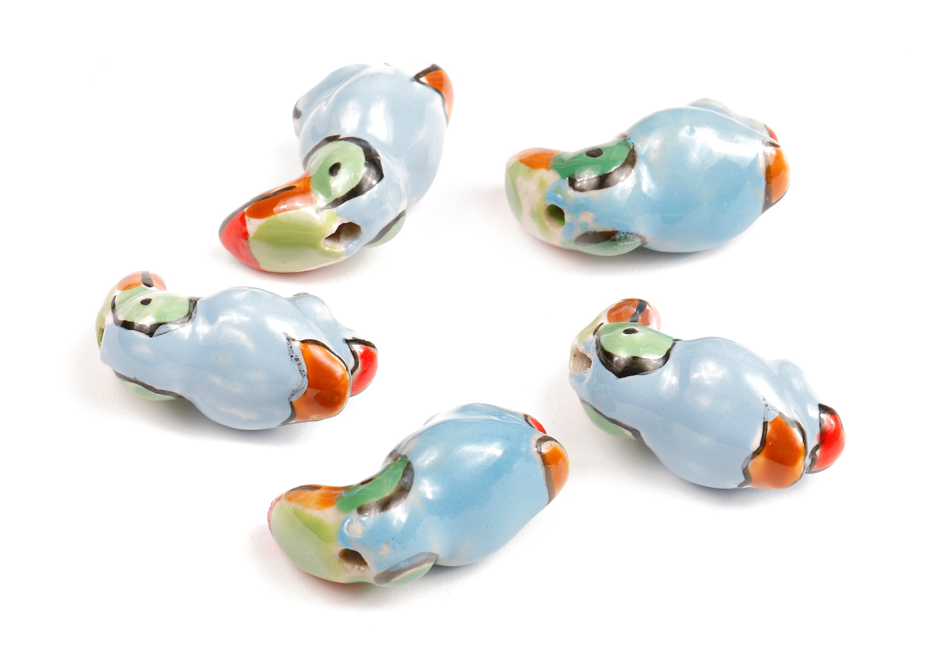 カラフルなトゥカンの陶器置物 Ceramic toucan - Etsy 日本