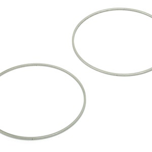 Stainless Steel 201 Round Hoop Connector - 50*1*1mm - Stainless Steel 201 Circle Ring Links - Jewelry Supplies - 49.82x49.82x1mm - SS1367-50