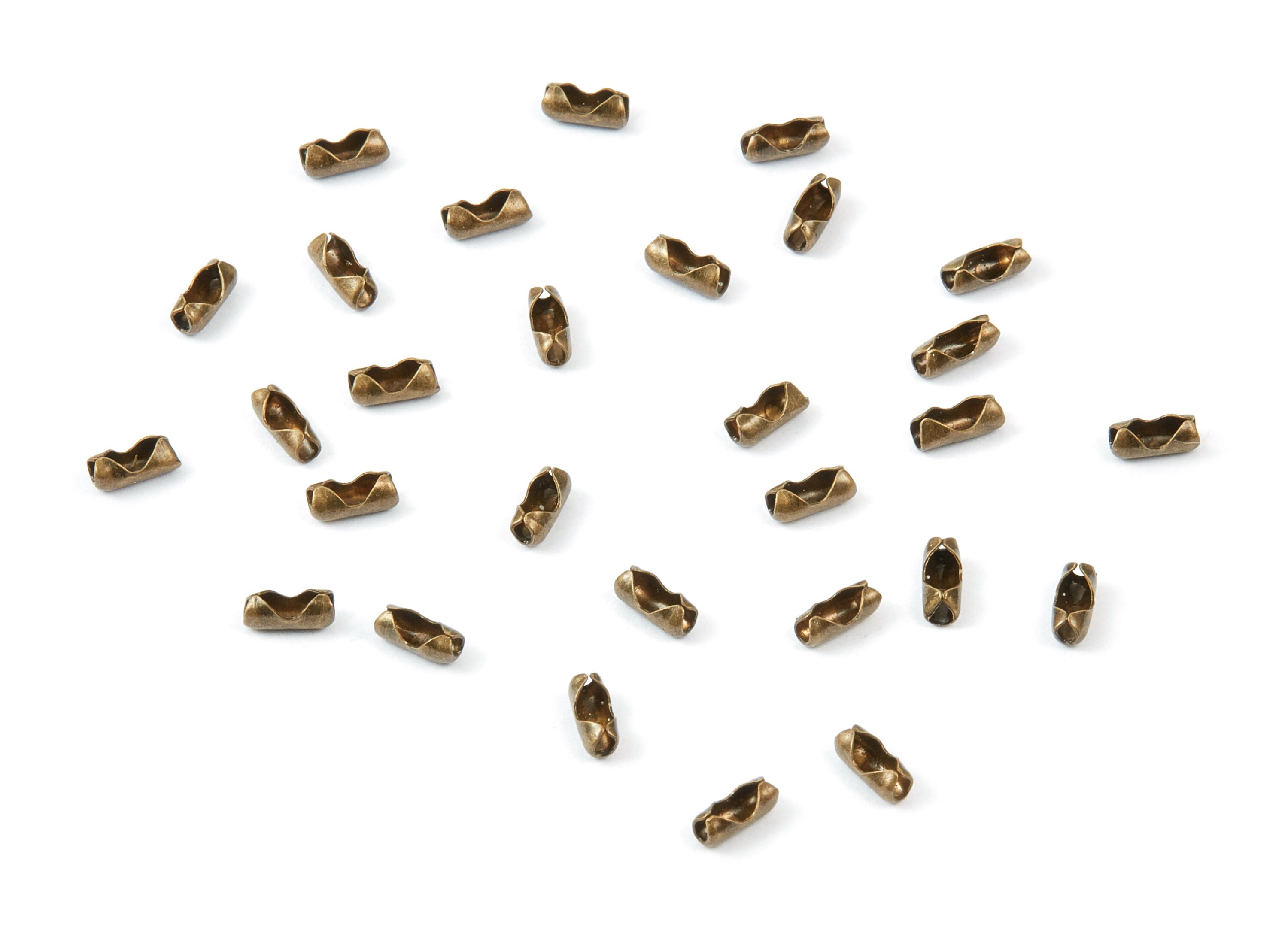 Ball Chain Connector 1.5 Antique Bronze Tone Plated Brass Etsy