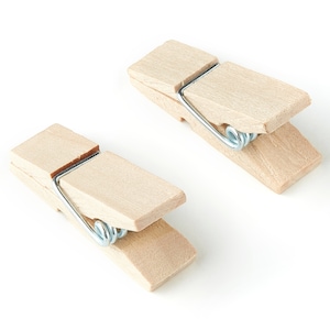 Wooden Mini Clothespins - Hanging Photos - Picture Hanger - Clothespins Findings - 37.06x10.41x16.88mm - BB1061