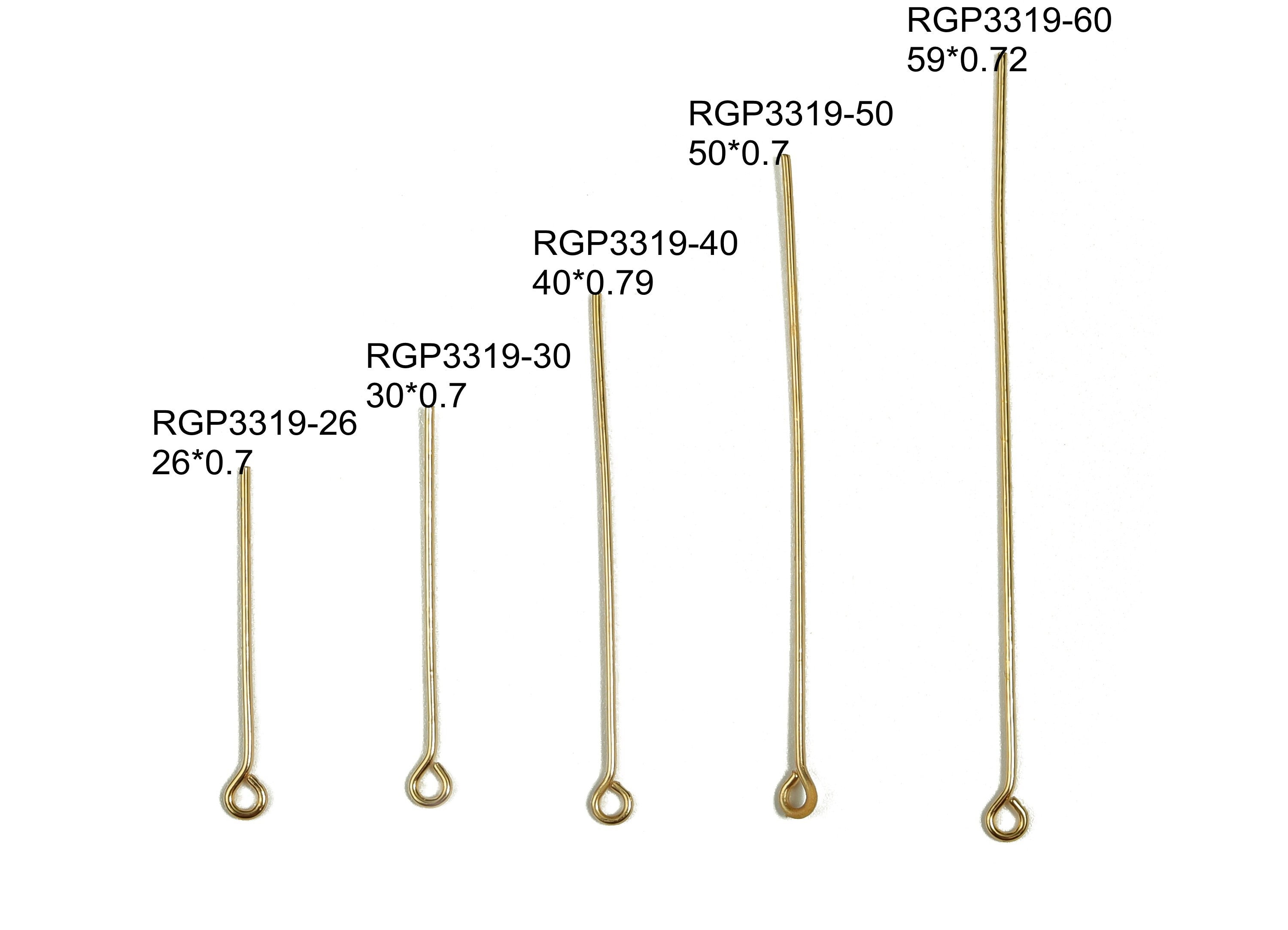 China Factory Iron Eye Pins, for Jewelry Making 18 Gauge, 71.5