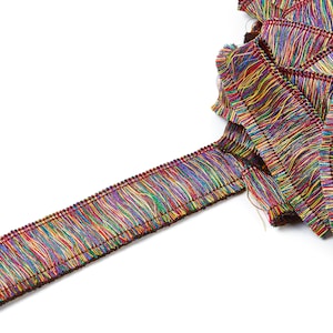 Tassel Fringe Trim - Chainette Fringe - Cotton Tassel Trim - Dress Fringing Tassels - Jewelry Accessories - 25x3mm - RS1026