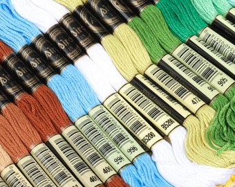 Embroidery Floss Set - 100 Skeins of 8 Meters Each - Embroidery Thread - Cross Stitch Floss - Embroidery Accessories - HM1009