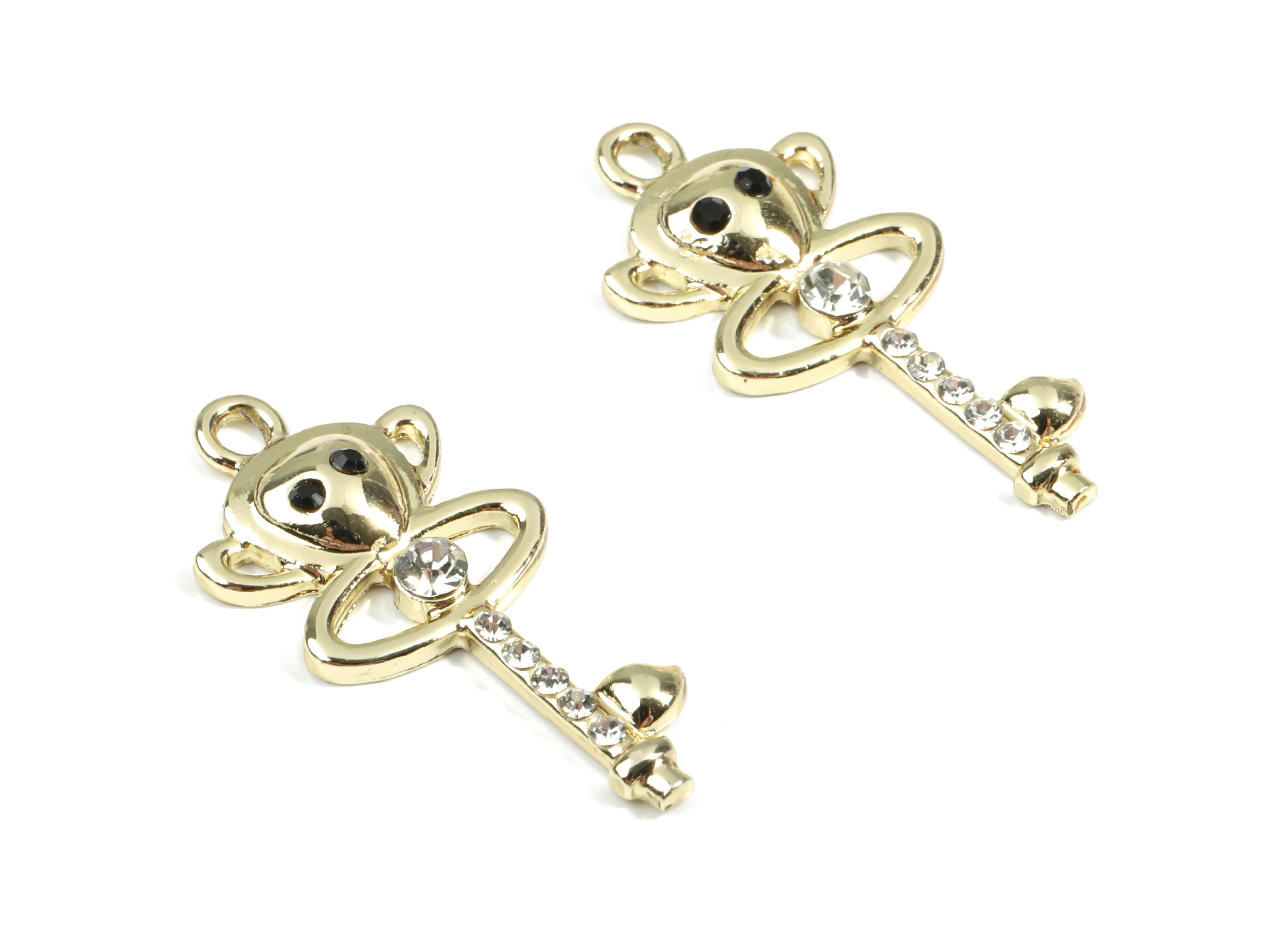 華麗 Alloy Monkey Key Pendant With Glasses - Zinc Alloy Monkey アクセサリー