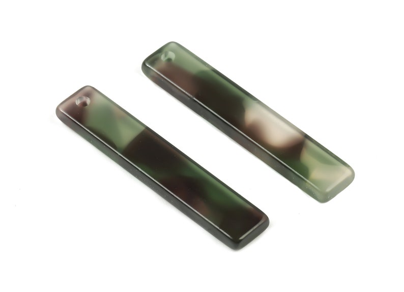 Bar Earrings and Pendant Jewelry Supplys AC1026-A349 Color Code: A349-34.08x6.67x2.54mm Earring Findings Acetate Stick Charms