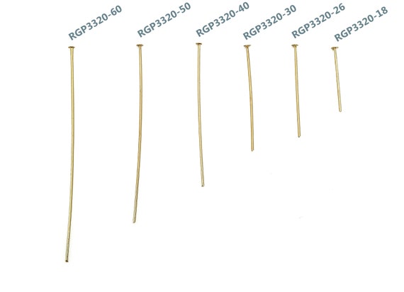 192 Stück Schmuck-Pins In 3 Stilen – 18K Vergoldete Messing-Nadeln Für Ohrringe, Armbänder & DIY-Projekte