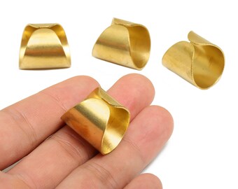 Brass Geometry Rings - Raw Brass Wide Charm - Raw Brass Rings - Jewlery Supplies - 23.63x19.93x0.98mm - PP8623