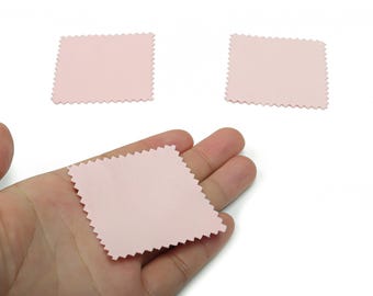 Polishing Cloth 5.5X5.5cm - Jewelry Polishing Little Rag - Cleaning Cloth - Tarnish Remover - Silver Polishing Cloth - 56x56x0.42mm - HM1047