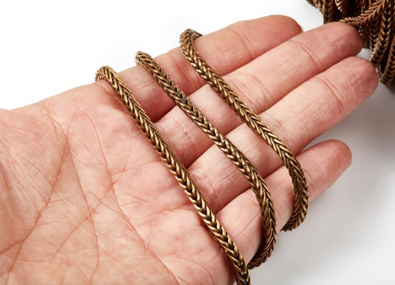Brass neck chain best sale