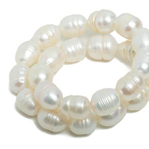 9 x 10 mm Süßwasserperle - Barockperle - Muschelkartoffel Barockperle 15 inch / 32STK - unregelmäßige Perle - Hochwertige Perle - 9 x 10 mm - NS2425