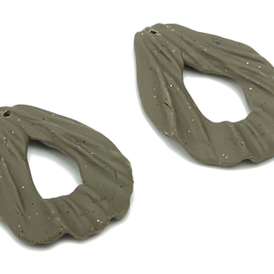Polymer Clay Ohrring Charms - Polymer Clay Drop Pandant - Schmuck Handarbeit - 30,94x23,68x3,92mm - PC2335