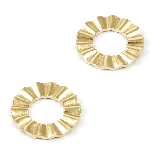 Brass Round Charms Round Raw Brass Pendant No Holes Etsy