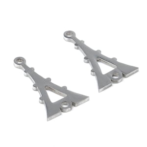 Stainless Steel Eiffel Tower Connector - Eiffel Tower Earrings Charms and Pendant - Bracelet Pendant - 17.37x9.99x0.95mm - SS1114