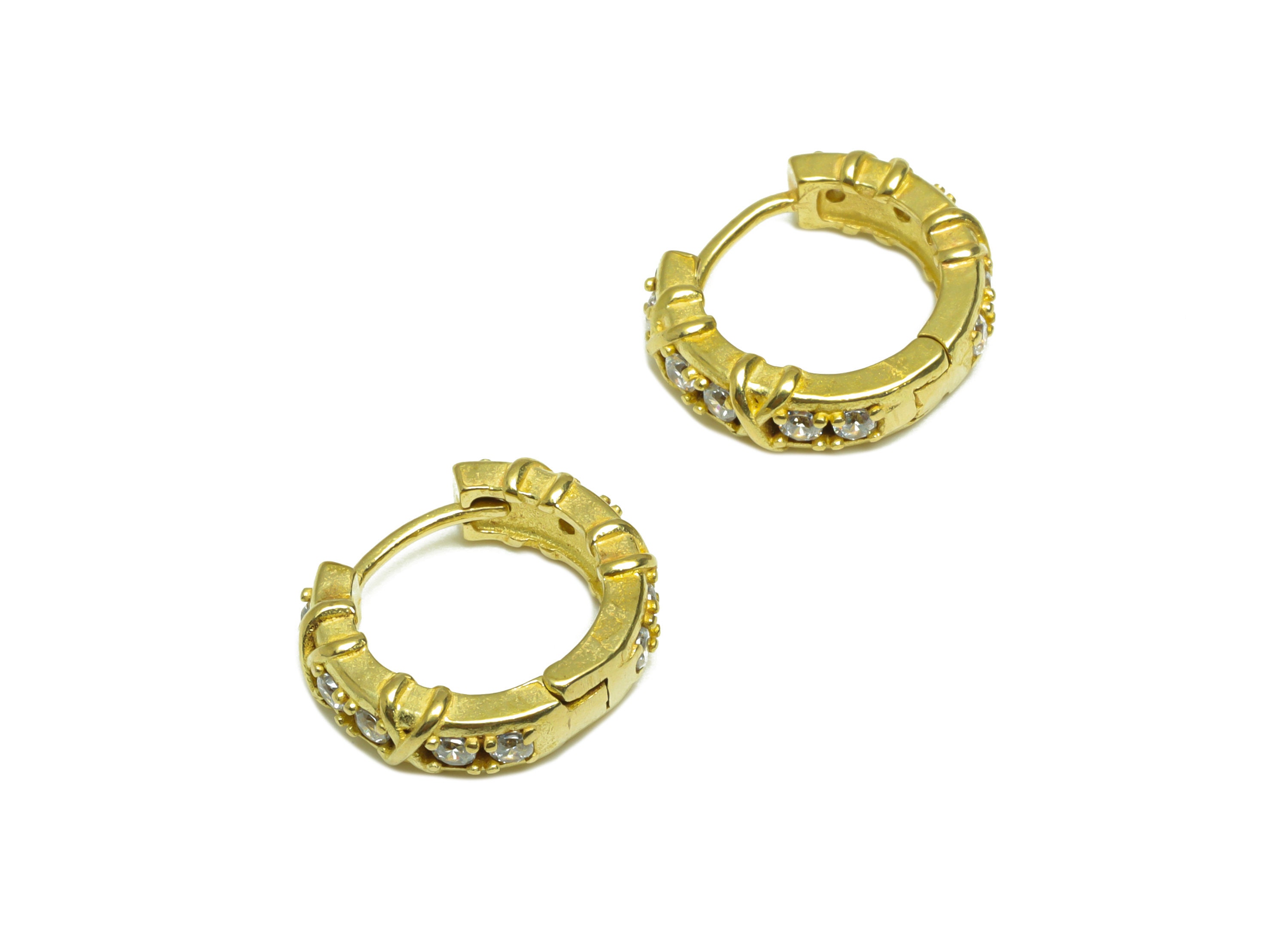 MOON＆SUN PIERCED EARRINGS(1ZP0945)K18 ピアス｜スター