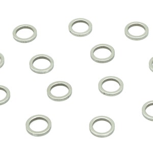 Round Hoop Connector Circle Ring Links 201 Stainless Steel Jewelry Making 11mm ALL SIZES 6mm 7mm 8mm 9mm 10mm ... 45mm 50mm 60mm SS1367 image 10