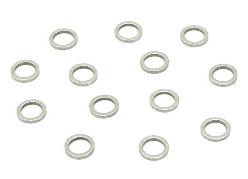 Round Hoop Connector Circle Ring Links 201 Stainless Steel Jewelry Making 11mm ALL SIZES 6mm 7mm 8mm 9mm 10mm ... 45mm 50mm 60mm SS1367 image 10