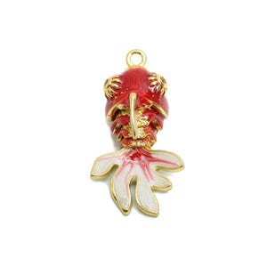 Stiesy - 6 Ciondoli In Ottone Smaltato Con Design Occhio Turco - Per Gioielli Fai Da Te - Placcati Oro 18K