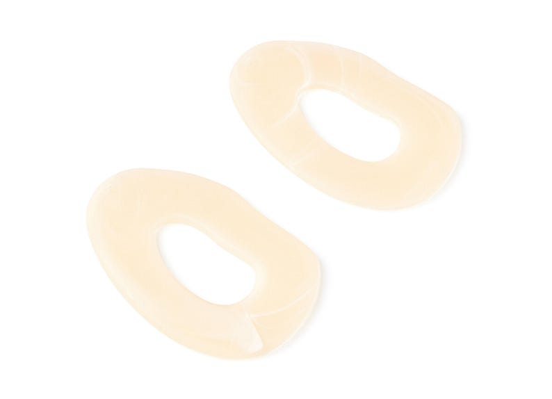 Resin Charms - Resin Earrings - Oval Shaped Earrings Charms - Earring Findings - Jewelery Making - 55.97x35.8x2.75mm - AC1297D image 2