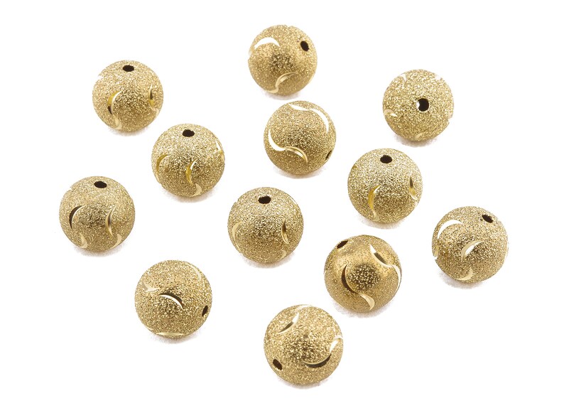 Brass Spacer Ball Beads Raw Brass Spacer Ball Beads Etsy
