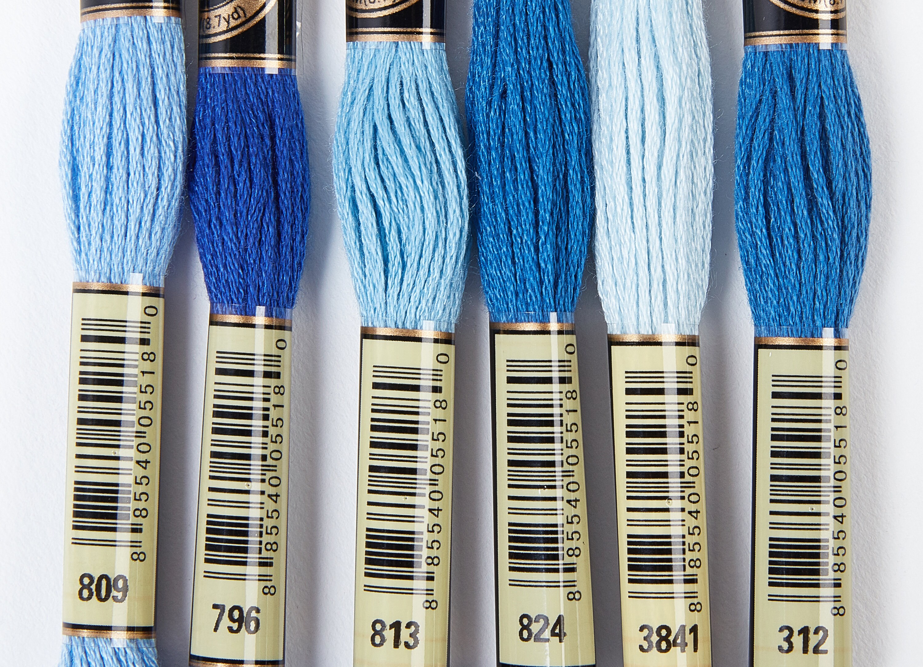 Embroidery Floss Set 6 Skeins of 8 meters Embroidery Thread Etsy