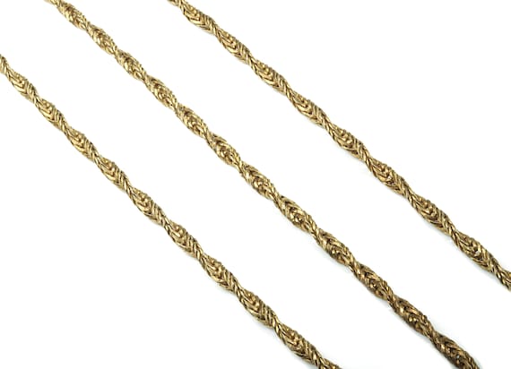 5.5 Brass Big Fox Braid Chain Raw Brass Fox Tail Chain for Necklace  Bracelet Jewelry Making 0.24 X 0.15 CC1172 -  Canada