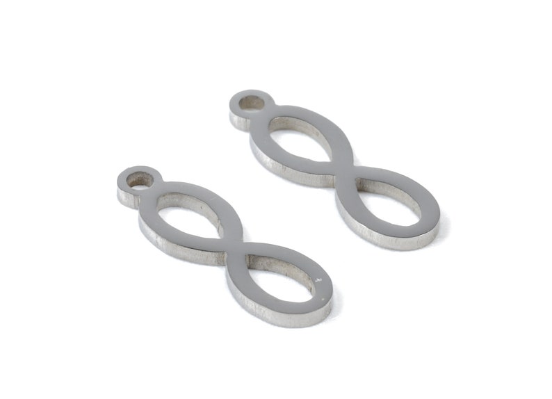 Stainless Steel Infinity Charms Infinity Earrings and Etsy