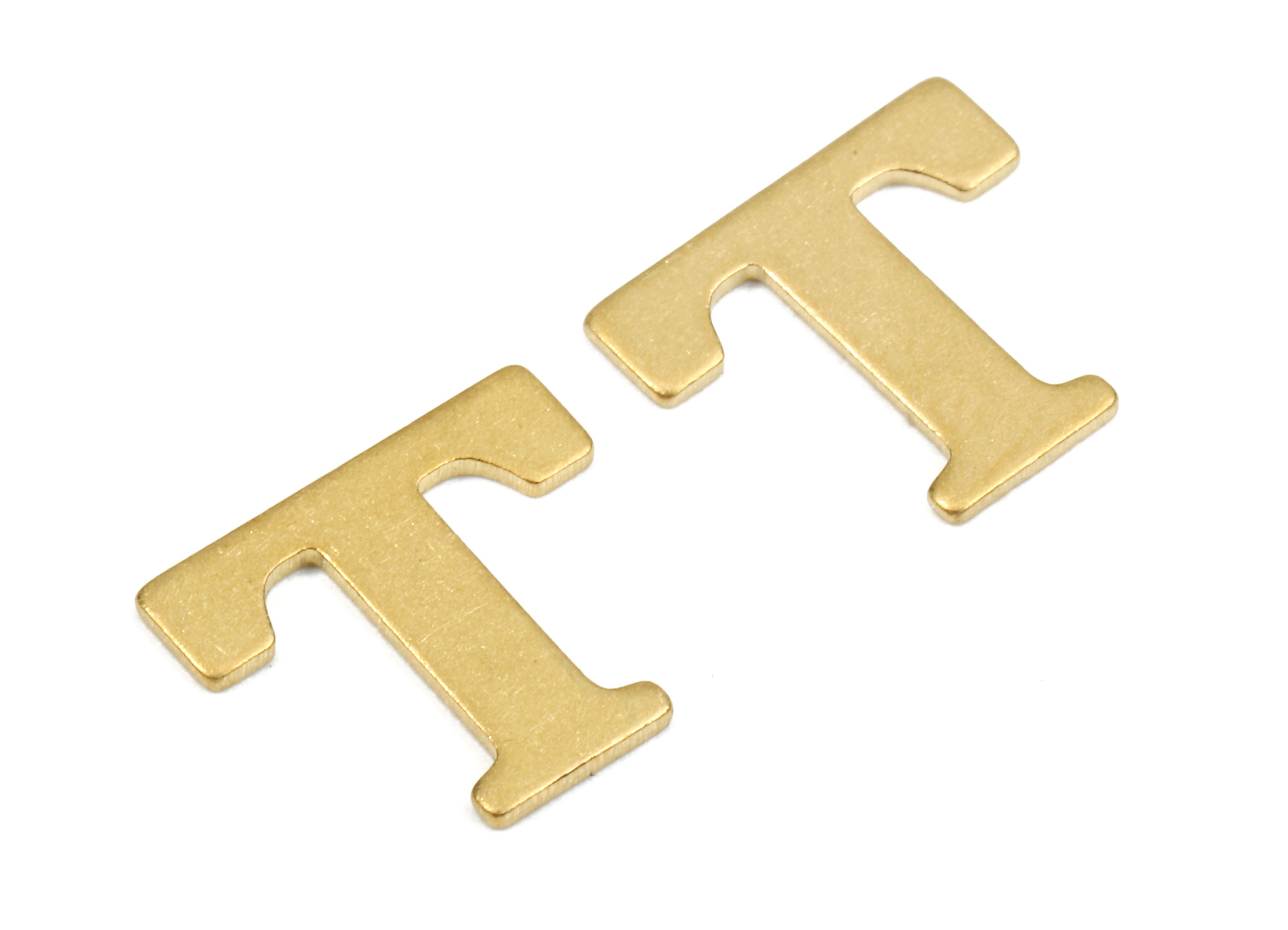 Brass T Blank Raw Brass Letter T Blank Brass Letter Etsy UK