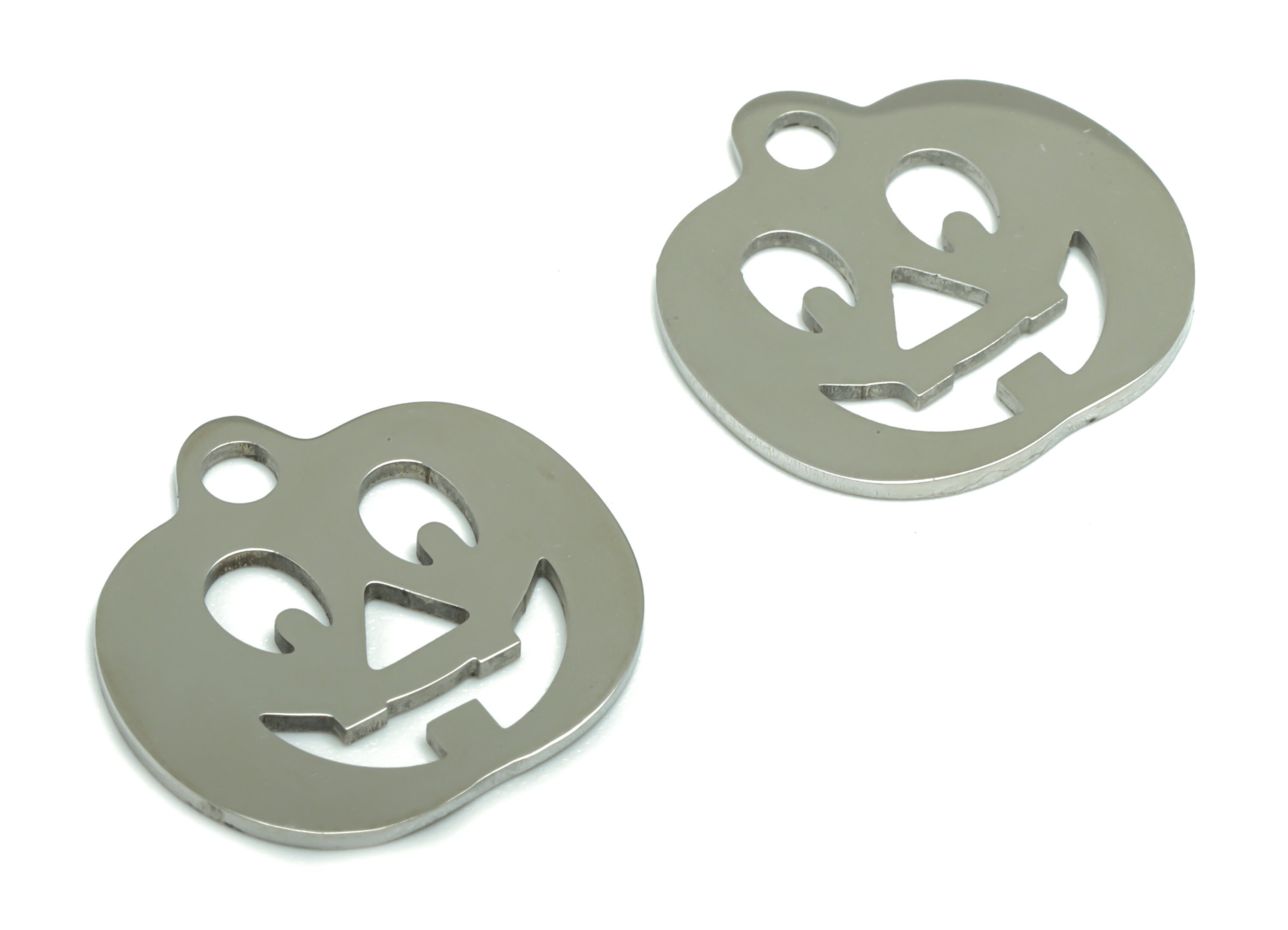 アクセサリー Smile Stainless Steel Smile Face Earring Charms - Happy Face