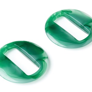 Resin Charms - Resin Earrings - Round Circle Shaped - Rectangle  Shaped  - Earring Findings - Jewelery Making - 39.06x39.06x6.86mm - AC1274A