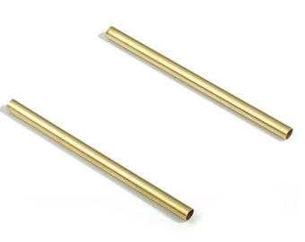 Rurka mosiężna surowa - Rurki mosiężne Himmeli - Rurka DIY - 50 mm x 3 mm - PP1182