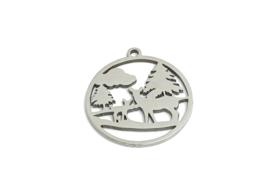 DEER - SQUARE PENDANT main image 1