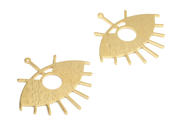 Eye Brass handcrafted earring