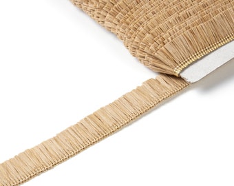 Raffia Tassels Strip -Raffia Grass - Raffia Tassels Skirt - Jewelry Accessories - Earring Findings - 25x2.8mm - RS1023