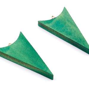 Wooden Arrow Charms - Wooden Arrow Pendant - Natural Wood Arrow Earring Pendant - Wood with Alloy - 43.14x23.36x5.27mm - BB1092