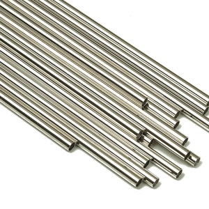 Silver Tone Himmeli Tubes - Brass Round Himmeli DIY Tube Beads - Circle Pipes for Geometric - For Air Plants -2.5x0.2x120mm- PP4569S-120