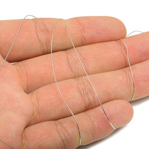 0.4mm/2m/Bag Steel Wire - Steel Beading Wire for Handmade Jewelry - Metal Craft Wire for Jewelry - 18K Real Vacuum Plating - SS2209-4
