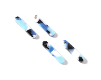 Acetate Stick Earring Charms - Acrylic Stick Pendant - Earring Findings - Jewelry Supplies - Color Code: A16 - 20.6x4.27x2.6mm - AC1150C