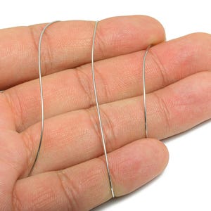 0.6mm/2m/Bag Steel Wire - Silver Color Wire for Jewelry Making - Beading Wire for Handmade Jewelry - Metal Craft Wire for Jewelry - SS2209-6