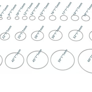 Round Hoop Connector Circle Ring Links 201 Stainless Steel Jewelry Making 11mm ALL SIZES 6mm 7mm 8mm 9mm 10mm ... 45mm 50mm 60mm SS1367 image 1