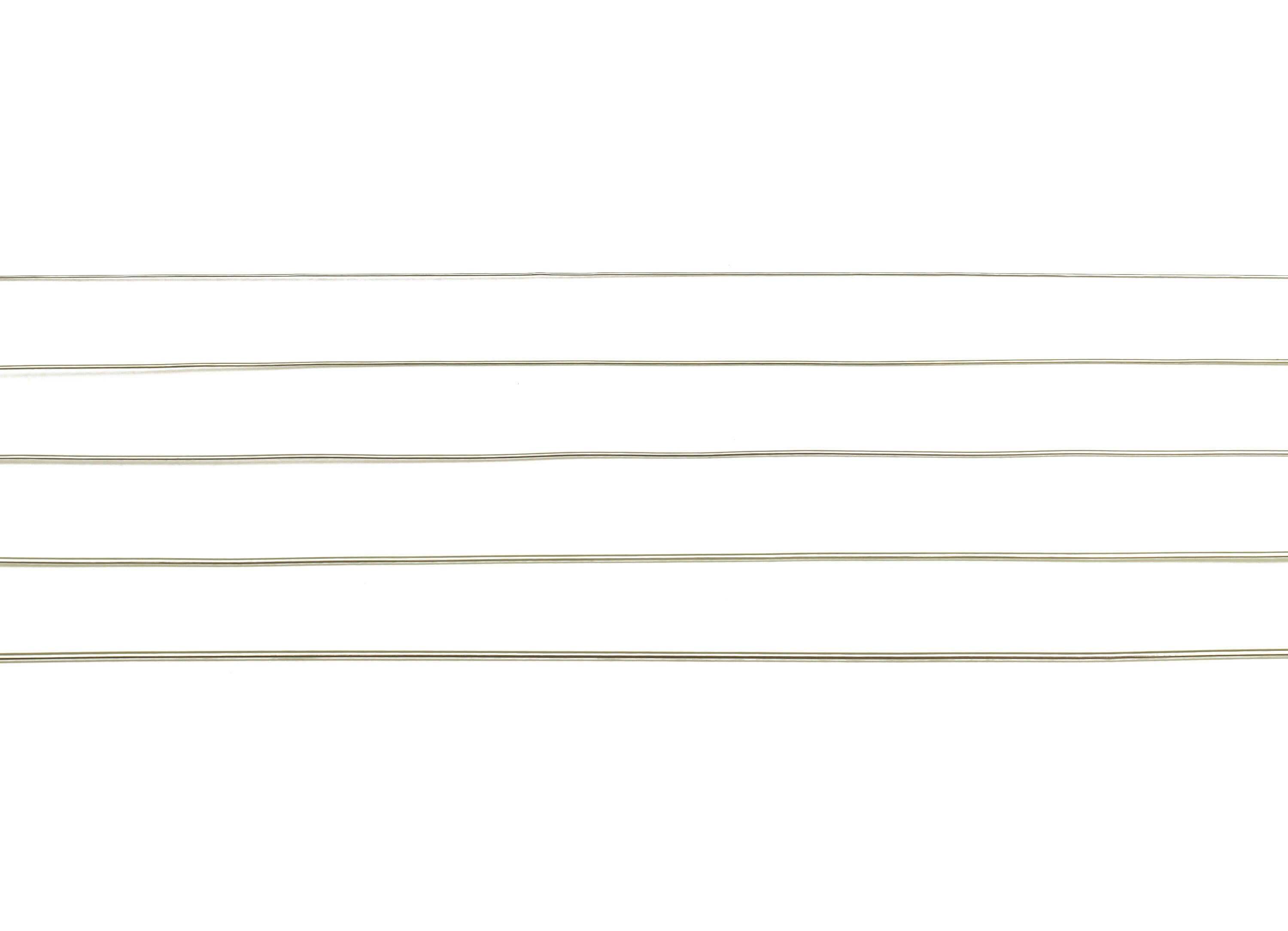Juwelier-Stahldraht - Wickeldraht - Draht massiv - aus 304 Edelstahl silber - Massiver Stahldraht zur Schmuckherstellung