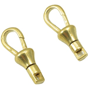 Brass Lobster Claw - Raw Brass Gourd Clasp - Brass Parrot Clasps - Keyring Clasp - Key Holder Clasp - For Necklace - 23x7.98x7.05mm- PP8292