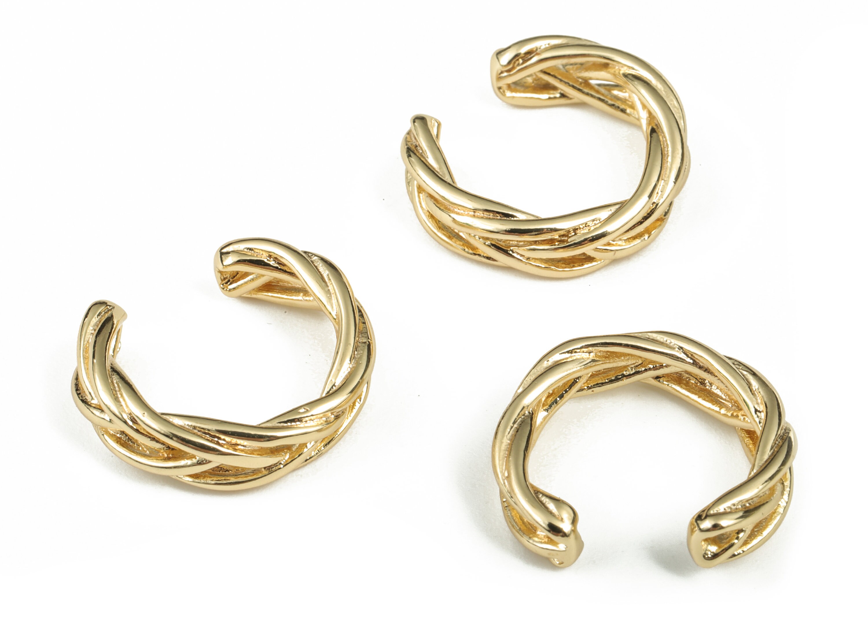 Ear Cuff No Piercing Twisted Ear Cuff Earring Gold Cuff Etsy