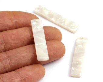 Acetate Stick & Bar Charms - Stick Earrings and Pendant - Earring Findings - Jewelry Supplies - Color Code: A30 - 36x7mm - AC1026R