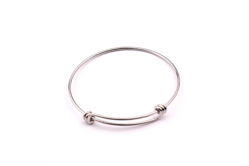 Adjustable Bangle Bracelet Stanless Steel Bracelet Two | Etsy