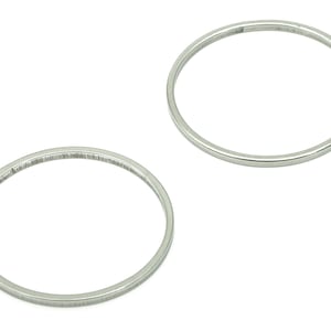 Stainless Steel 201 Round Hoop Connector - 22*1*1mm - Stainless Steel 201 Circle Ring Links - Jewelry Supplies - 21.88x21.88x1mm - SS1367-22