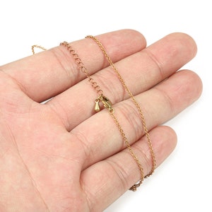 Raw Brass Finished Cable Chain - 18.8 Inch Brass Cable Chain - Extender Chain - Adjustable Necklace Chain - DIY Necklace - 3x2.52mm -PP3196