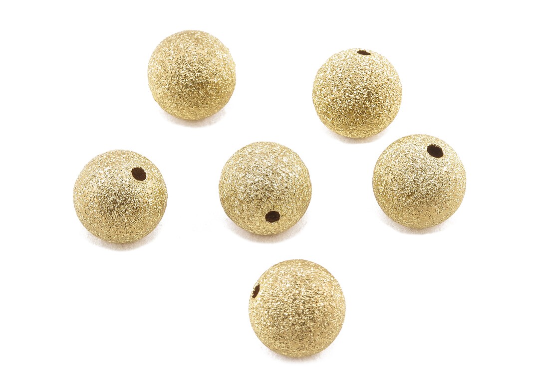 Brass Spacer Ball Beads Raw Brass Spacer Ball Beads Necklace Beads